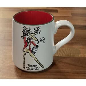 Eli + Ana Rudolph The Red Nose Reindeer PRANCER Reindeer Christmas Mug 2024